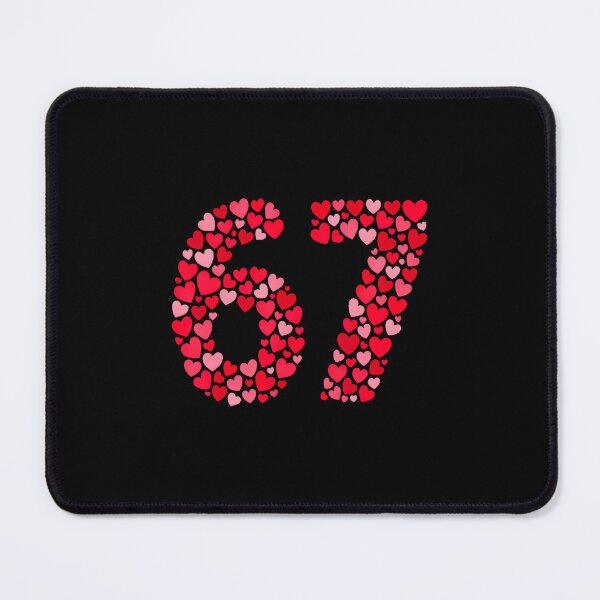 Item preview, Valentines Day 67 Meme Six Seven 6 7 Valentine Hearts designed and sold by nitchrommen0.