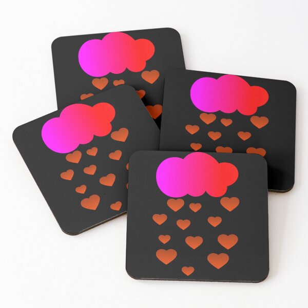 Item preview, Love Rain Cloud with Hearts Minimal Art designed and sold by NNAANN.