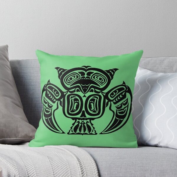 Item preview, Owl Totem Animal of Pacific Northwest Indians British Columbia designed and sold by YuckyCat.