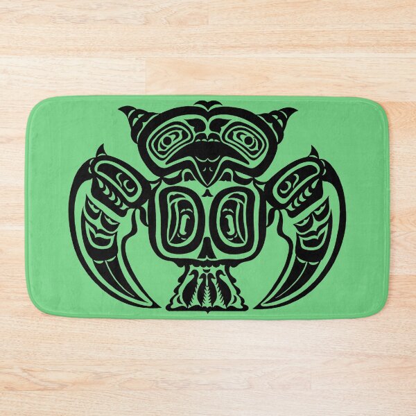 Item preview, Owl Totem Animal of Pacific Northwest Indians British Columbia designed and sold by YuckyCat.