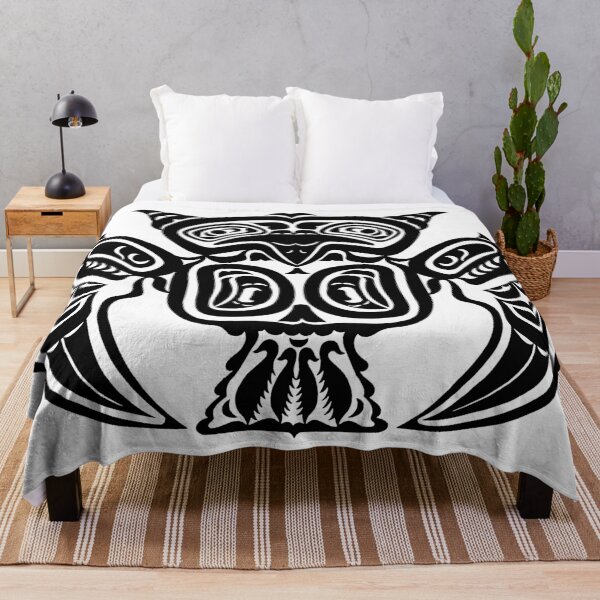Item preview, Owl Totem Animal of Pacific Northwest Indians British Columbia designed and sold by YuckyCat.