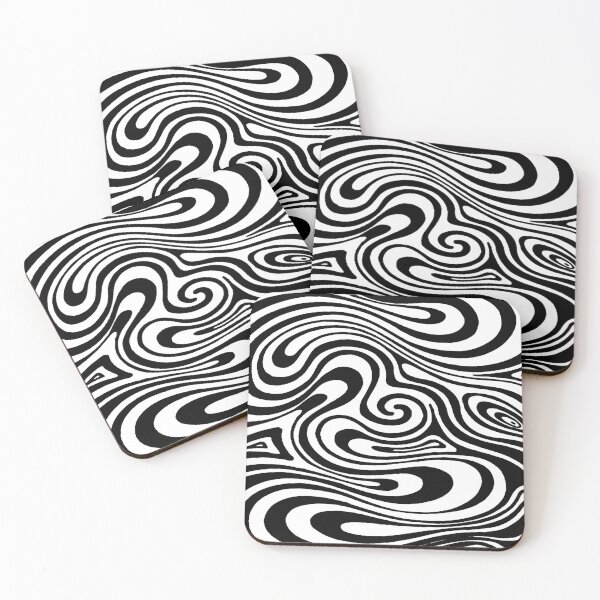 Item preview, Curving Line Op Art designed and sold by ViaARTfactory.
