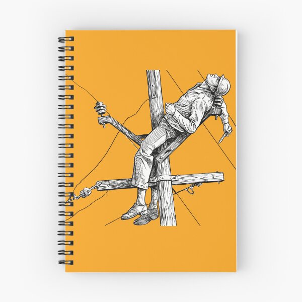 Item preview, Man Electrocuted on Powerlines designed and sold by Naux | Design & Illustration.
