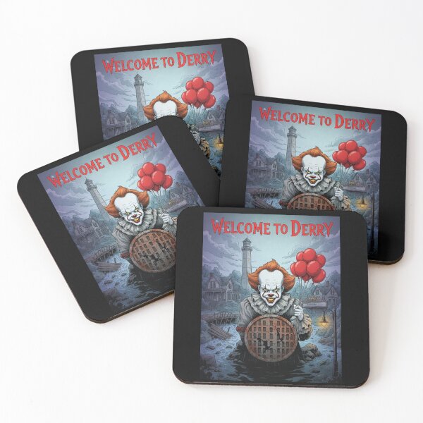 Item preview, welcome to derry pennywise art design  designed and sold by Blck-Acid-Devil.