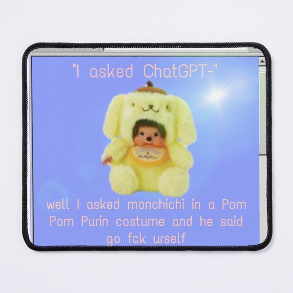 Item preview, Monchichi anti AI  designed and sold by unequivocallyso.