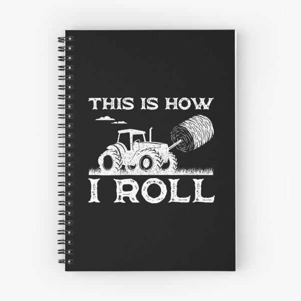 Item preview, Funny Hay Bale How I Roll Cool Farmer Tractor Driver designed and sold by caiknelinex.