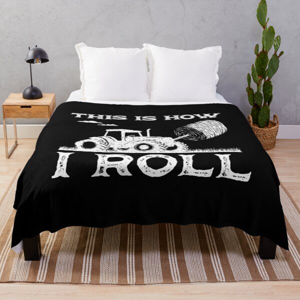 Item preview, Funny Hay Bale How I Roll Cool Farmer Tractor Driver designed and sold by caiknelinex.