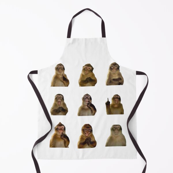 Item preview, Silly monkey sticker pack (thinking monkey 9 variations) designed and sold by monkey zone.