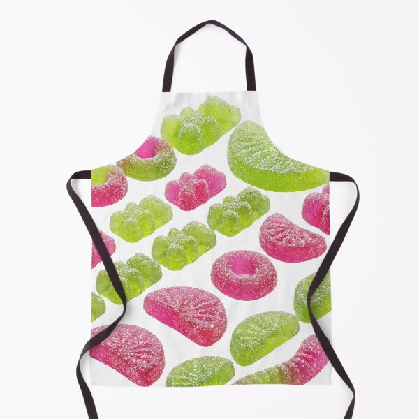 Item preview, Pink & Lime Green Sour Gummy Candy Pattern - "Forbidden Snacks" designed and sold by SavinMercantile.