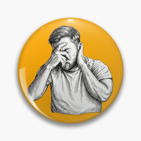 Item preview, Man with Headache and Neck Pain designed and sold by Naux | Design & Illustration.
