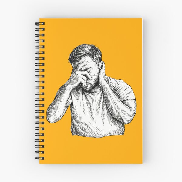 Item preview, Man with Headache and Neck Pain designed and sold by Naux | Design & Illustration.