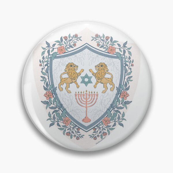 Item preview, Strength of a Lion - Jewish, Hanukkah, Star of David, Shield designed and sold by Leah Nicole Designs.