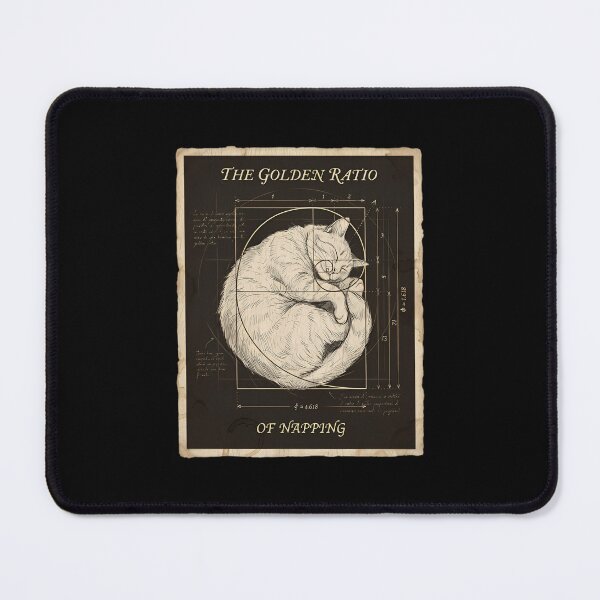 Item preview, The Golden Ratio Of Napping - Funny Fibonacci Cat designed and sold by Mason-Pride.