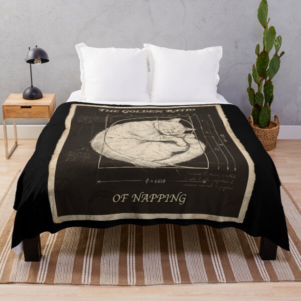 Item preview, The Golden Ratio Of Napping - Funny Fibonacci Cat designed and sold by Mason-Pride.
