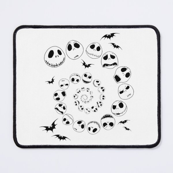 Item preview, The Nightmare Before Christmas Jack Face Spiral designed and sold by jehllutkes.