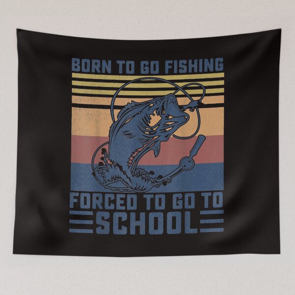 Item preview, Born To Go Fishing Bass Fish designed and sold by KrisFroschauer.