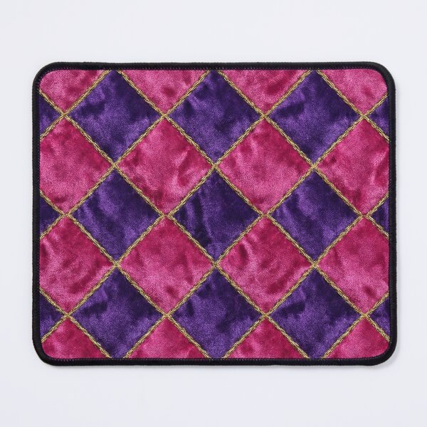 Item preview, Royal Purple & Magenta Velvet Harlequin Pattern - Clowncore Aesthetic designed and sold by SavinMercantile.