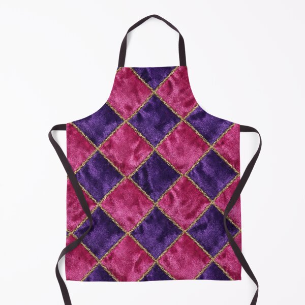 Item preview, Royal Purple & Magenta Velvet Harlequin Pattern - Clowncore Aesthetic designed and sold by SavinMercantile.