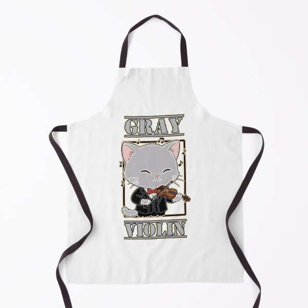Item preview, Gray cat Violin designed and sold by DigitalArtTK.