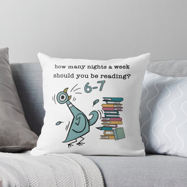 Item preview, How Many Nights A Week Should You Be Reading 6-7 Pigeon-Elephant-Piggie Children's Books  designed and sold by PearliDietrich.