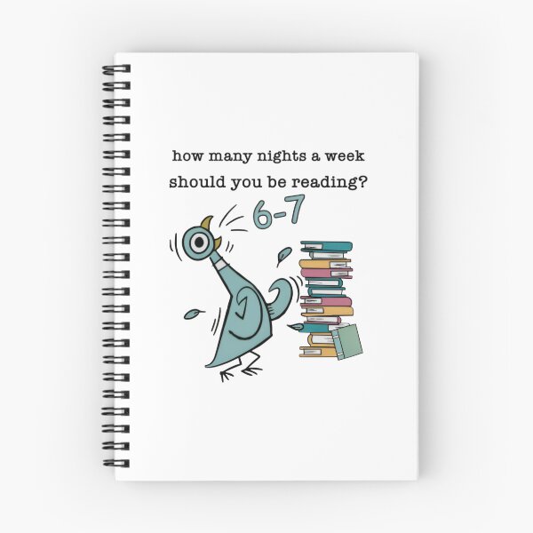 Item preview, How Many Nights A Week Should You Be Reading 6-7 Pigeon-Elephant-Piggie Children's Books  designed and sold by PearliDietrich.