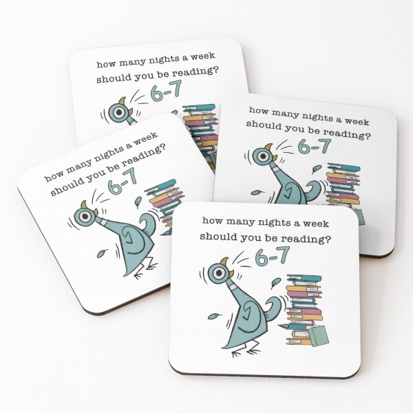 Item preview, How Many Nights A Week Should You Be Reading 6-7 Pigeon-Elephant-Piggie Children's Books  designed and sold by PearliDietrich.