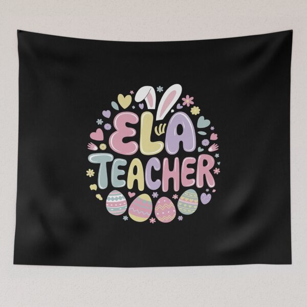 Item preview, ELA Teacher Easter Bunny English Language Arts Easter Day designed and sold by Rrettgison.