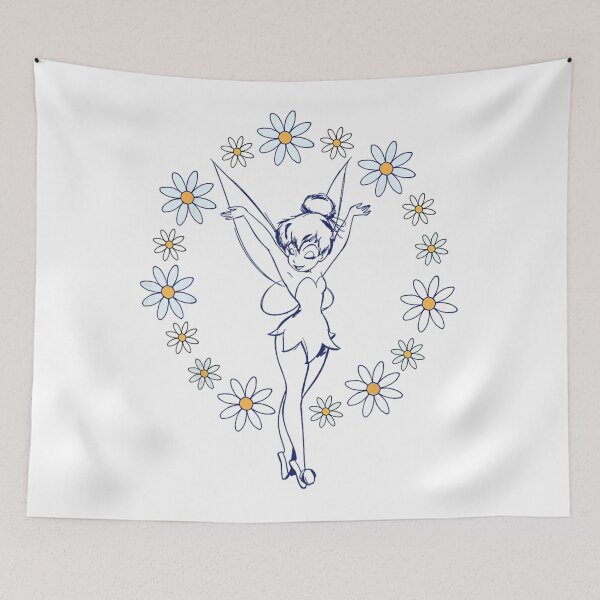 Item preview,  Tinker Bell Spring Floral Circle  designed and sold by jehllutkes.