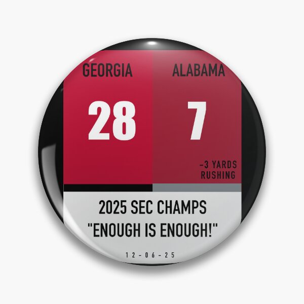 Item preview, Georgia vs Alabama 2025 SEC Football Score designed and sold by Kangavark.