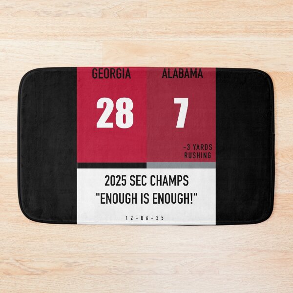 Item preview, Georgia vs Alabama 2025 SEC Football Score designed and sold by Kangavark.
