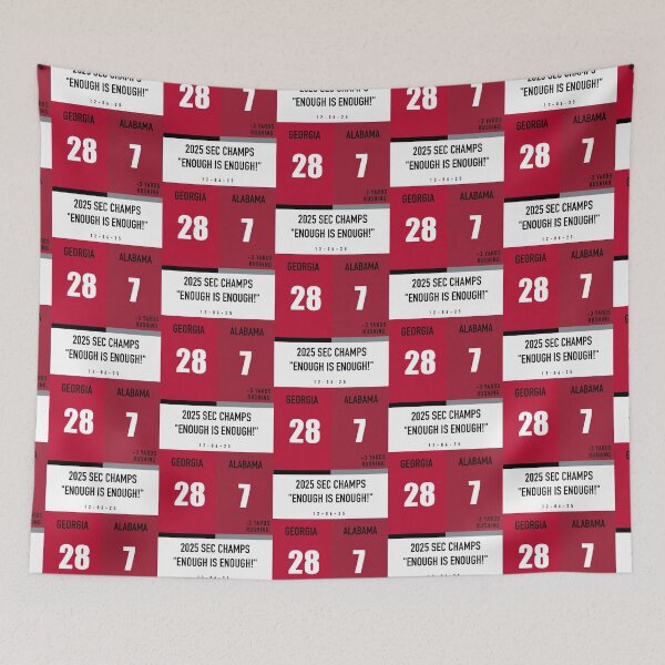 Item preview, Georgia vs Alabama 2025 SEC Football Score designed and sold by Kangavark.