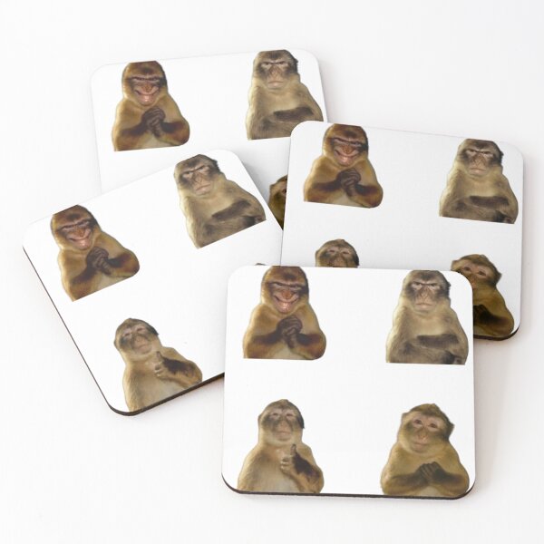 Item preview, Silly monkey sticker pack (thinking monkey variations)  designed and sold by monkey zone.