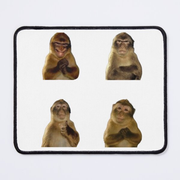 Item preview, Silly monkey sticker pack (thinking monkey variations)  designed and sold by monkey zone.
