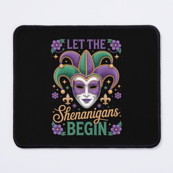 Item preview, Let The Shenanigans Begin Masked Mardi Gras designed and sold by VENOM0RIOT.