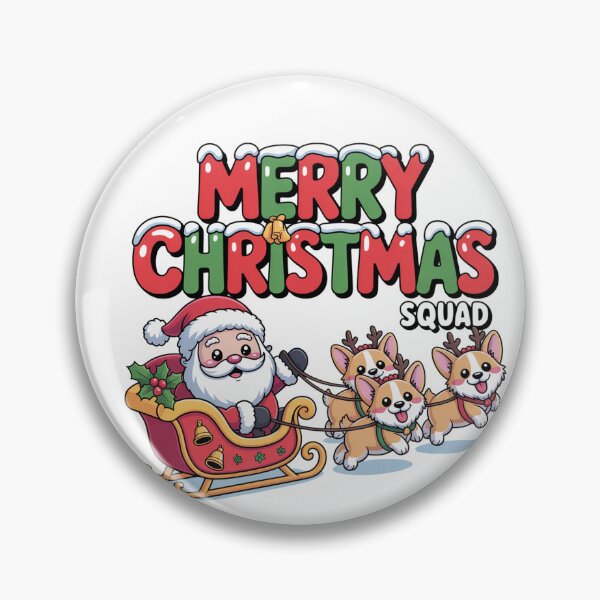 Item preview, Funny Santa Dog party merry Christmas to all of you Xmas Gift squad  designed and sold by kaka8888.