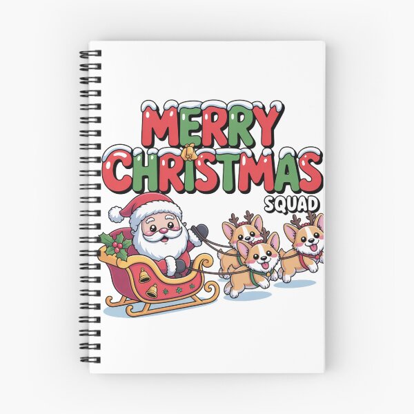 Item preview, Funny Santa Dog party merry Christmas to all of you Xmas Gift squad  designed and sold by kaka8888.