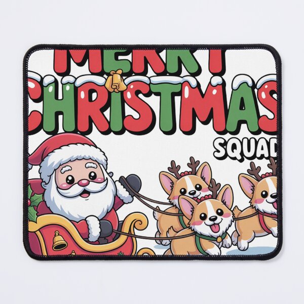 Item preview, Funny Santa Dog party merry Christmas to all of you Xmas Gift squad designed and sold by kaka8888.