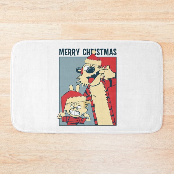 Item preview, Calvin And Hobbes Merry Christmas Sticker designed and sold by jehllutkes.