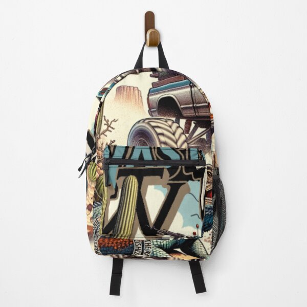 Item preview, Post-Apocalyptic Cowboy Off-Roading Bearded Dragon Design designed and sold by GenZFashion000.