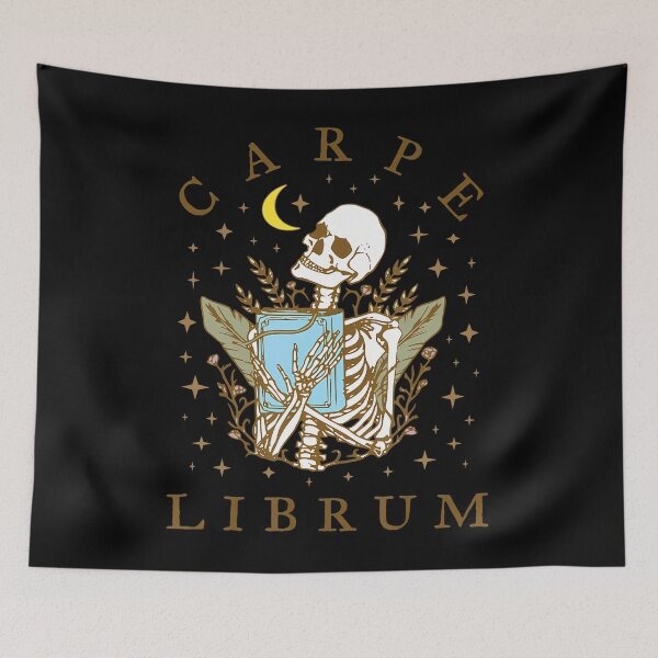 Item preview, Carpe Librum Book & Skull designed and sold by geavzflwmg35.