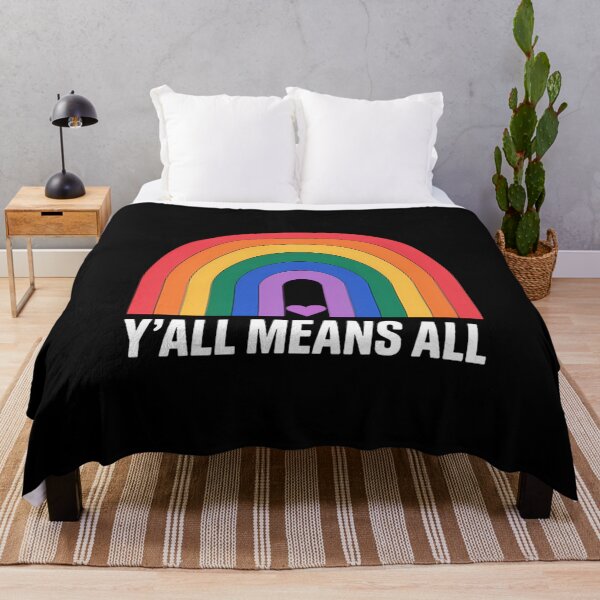 Item preview, LGBTQ Rainbow Y'All Means Texas LGBT Pride Month All designed and sold by VENOM0RIOT.