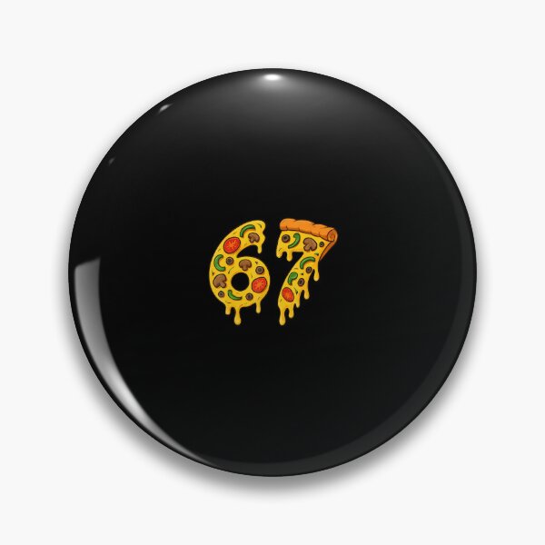 Item preview, 67 Pizza Meme Divertido Seis Siete Generación Alfa Jerga designed and sold by bambiai.