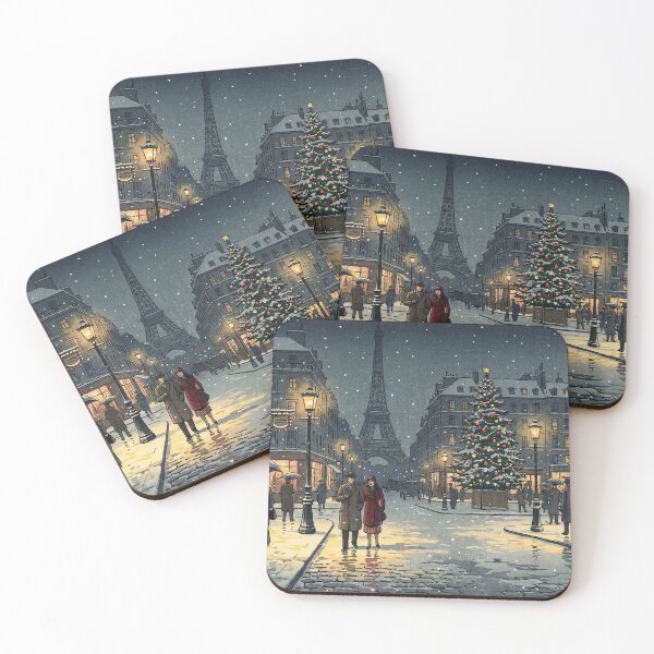 Item preview, Nostalgic Paris in Christmas Winter designed and sold by Takeda-art.