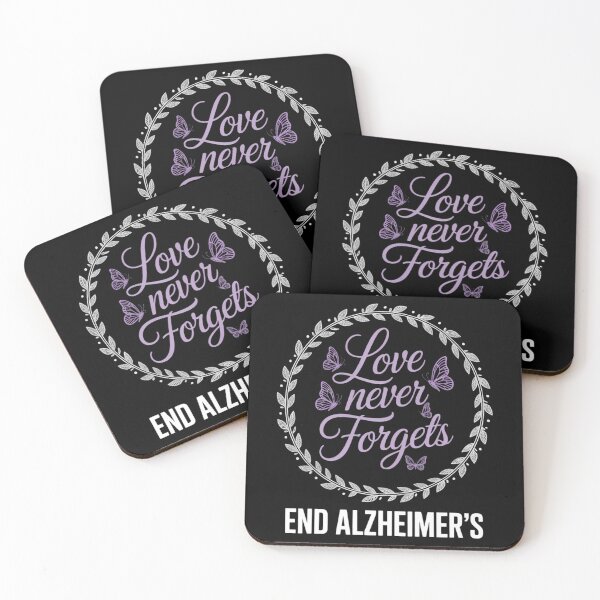 Item preview, Love Never Forgets End Alz Alzheimer's Awareness Butterfly designed and sold by VENOM0RIOT.