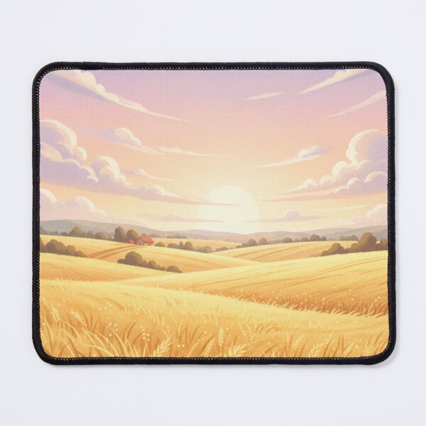 Item preview, Golden Hour Wheat Fields. Eternal Summer Meadow designed and sold by ZyVoAli.