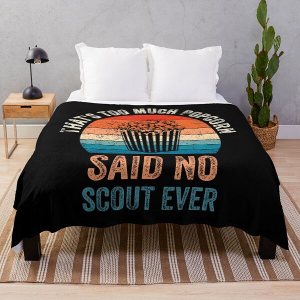 Item preview, Funny Saying Popcorn Said No Scout Ever Camping Hiking designed and sold by CandyceMillie.