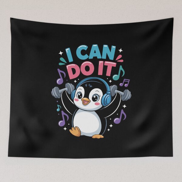 Item preview, i can do it penguin deadlift weight lifting workout designed and sold by VENOM0RIOT.