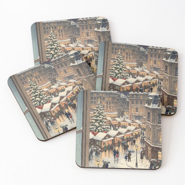 Item preview, Snowy Christmas in Nostalgic Paris designed and sold by Takeda-art.