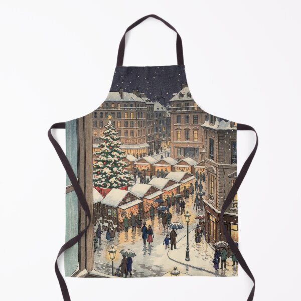 Item preview, Snowy Christmas in Nostalgic Paris designed and sold by Takeda-art.