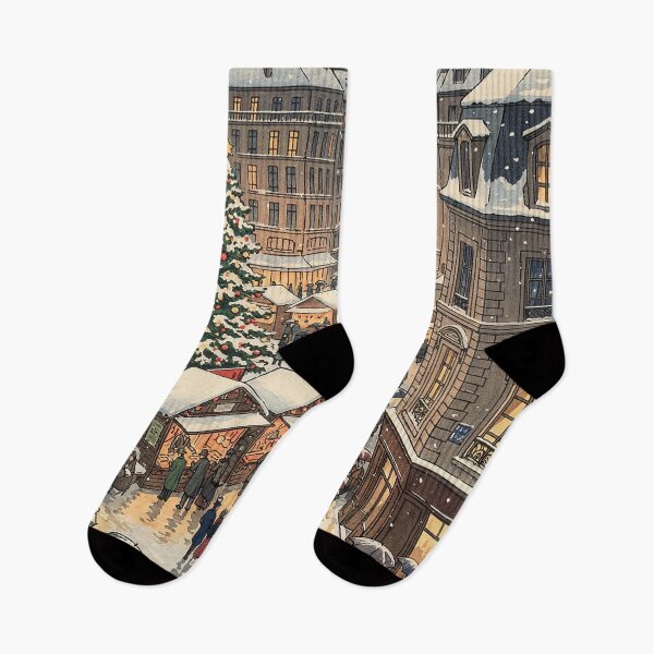 Item preview, Snowy Christmas in Nostalgic Paris designed and sold by Takeda-art.